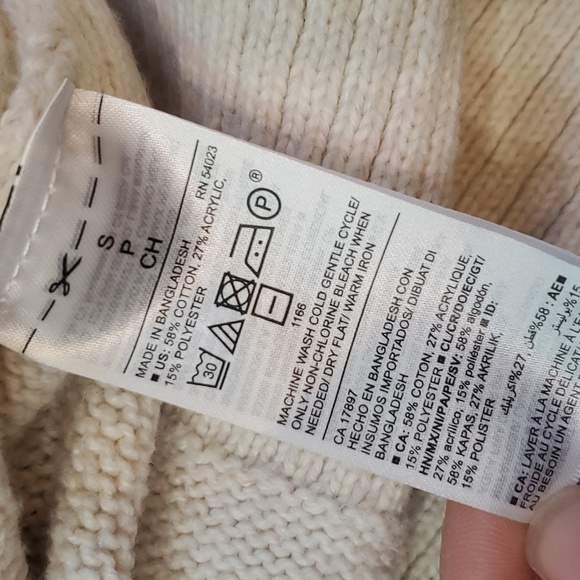 Old Navy Womens Y2K Aztec Hobo Knit Sweater mini dress tunic sz S - Picture 6 of 6